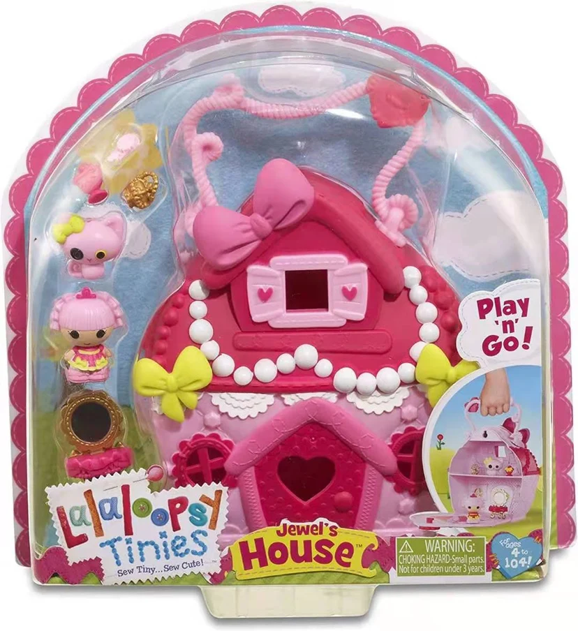 New Mini Lalaloopsy Doll Tinies Carry Case House Hospital Set Figure Toy giocattoli per bambini bambole per ragazze regali di natale per bambini