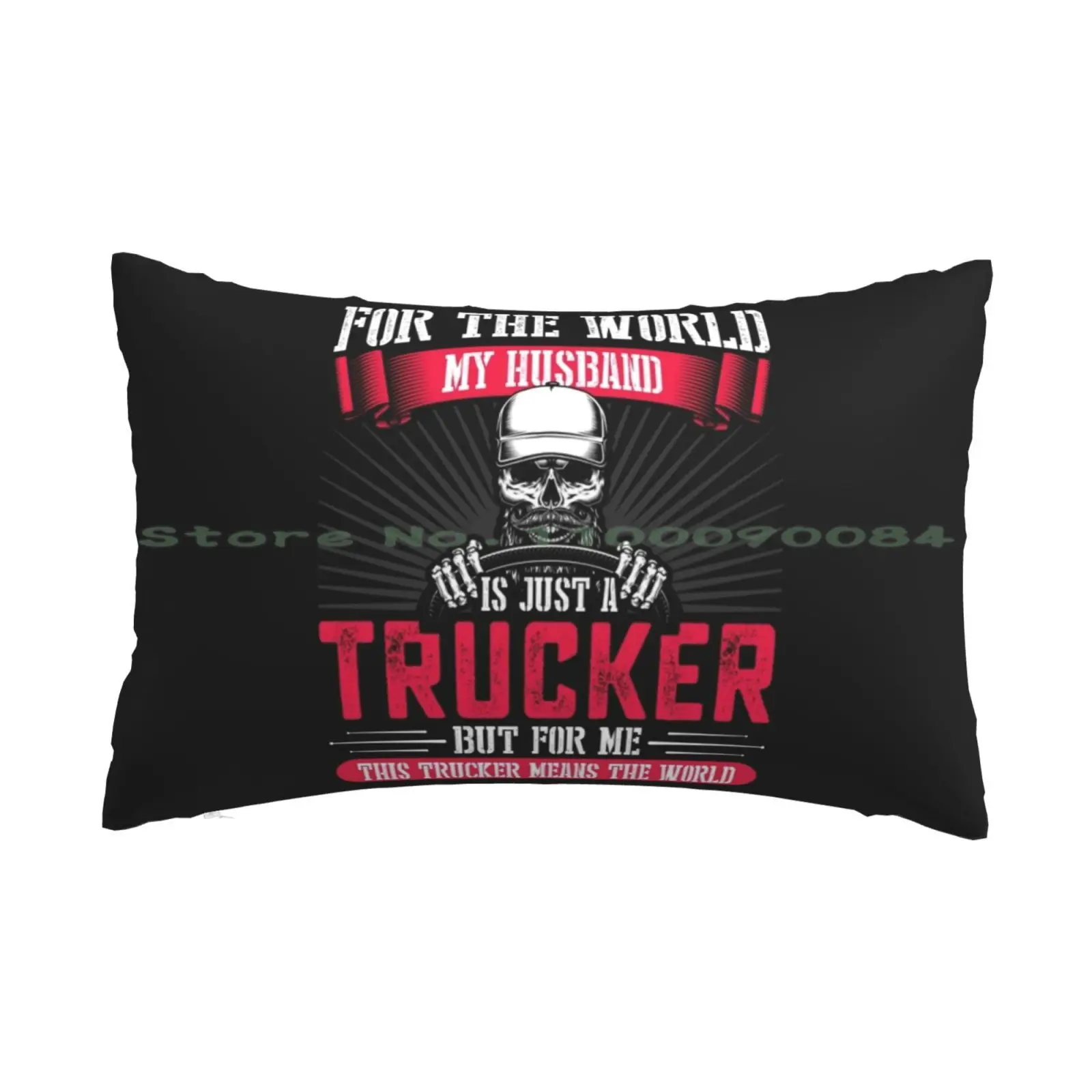 Based On The Theme Of Truck Drivers , Is A Great Gift Idea. Pillow Case 20x30 50*75 Sofa Bedroom Heart Aesthetic Love Romance