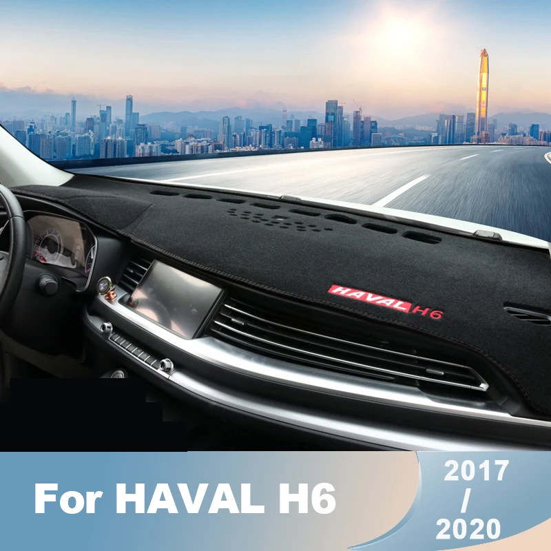 For Haval H6 2017 2018 2019 2020 Car Dashboard Covers Mat Sun Shade Pad Instrument Panel Carpets Anti-UV Interior Accessories