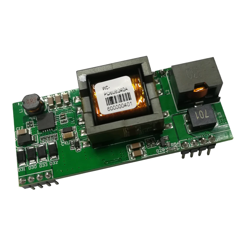 Comply with IEEE802 3 Bt International Standard PoE Module PD Receiving End High Power 24V 2.5A 60W