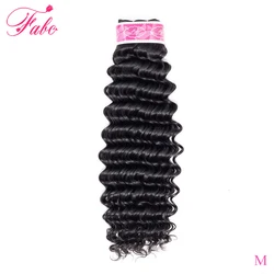 FABC hair brazilian deep wave human hair extensions non-remy hair weave bundles can be colored