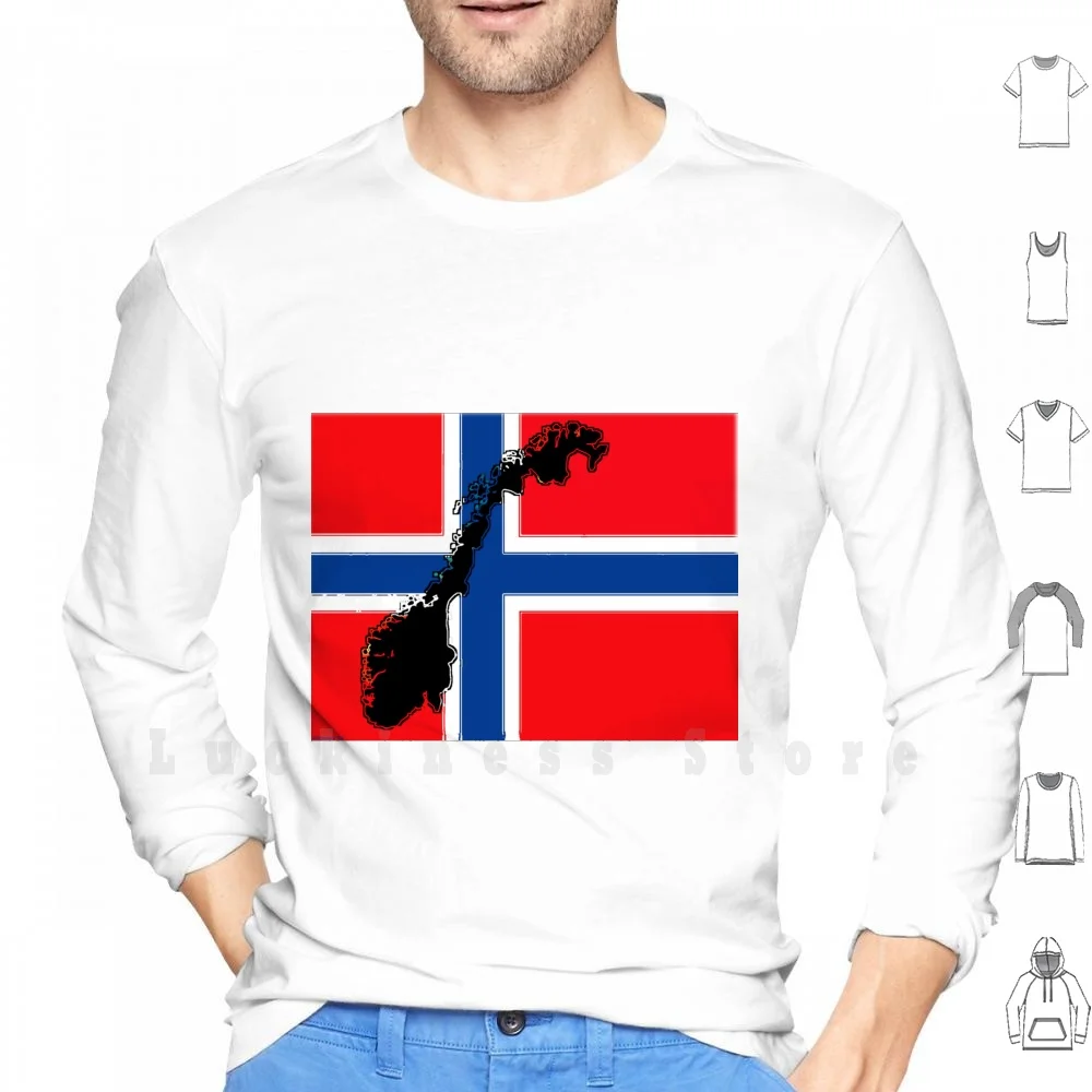 Norway Flag With Norwegian Map hoodies Ireland United Kingdom Wales Scotland England Iceland Norway