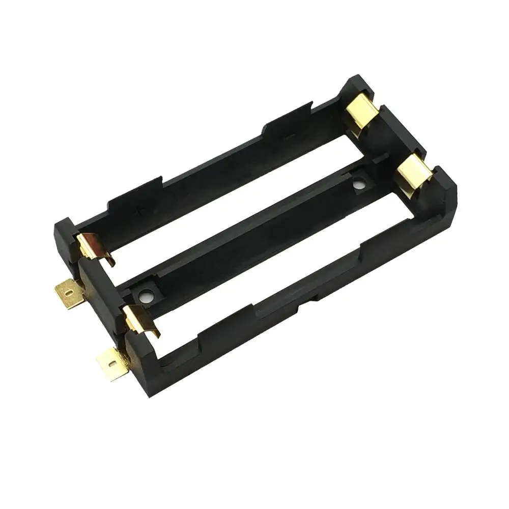 18650 Battery Holder 18650 SMT SMD Battery Box For 1/2 Slot 18650 Batteries With Bronze Pins 18650 Hollow DIY