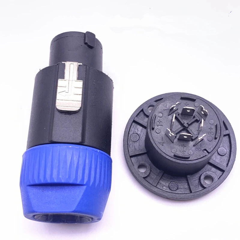 1 قطعة الصوت أفضل المتكلم 8Pin Powercon التوصيل Speakon موصلات كابل 8 القطب التوصيل ذكر مكبر صوت مقبس توصيل بالجملة