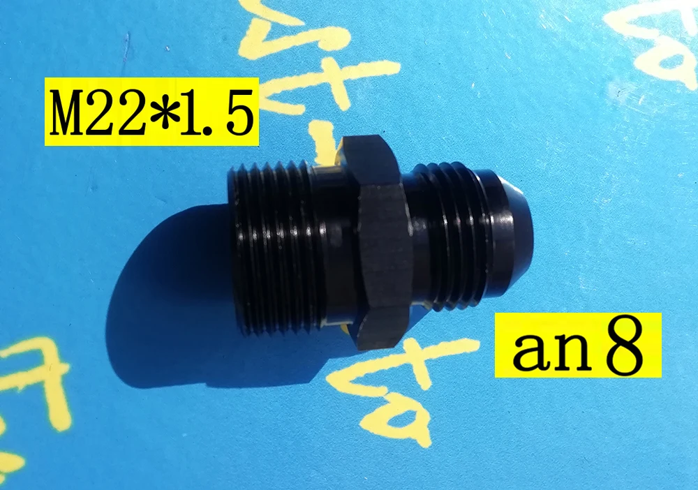 

Male M22 P1.5 M22 * 1.5 M22*1.5 22*1.5 to 8an an8 an 8 male adaptor adapter Fitting
