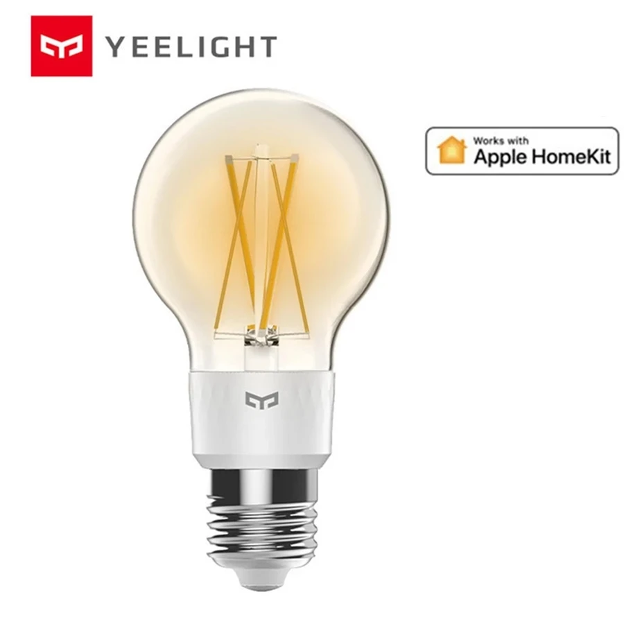 yeelight умная светодиодная лампа накаливания E27 700 люмен 6W 200-240V Ретро Умная лампа света APP Control Для xiaomi mi homekit Alexa