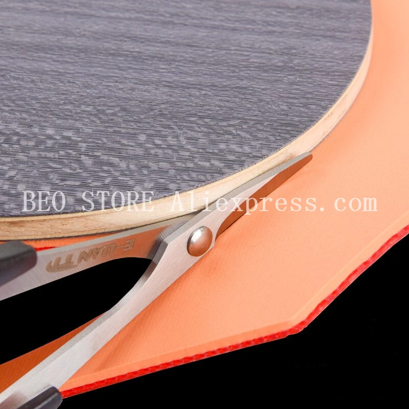 Rubber Cutting Tool Cutting Scissors Professional Cutting Table Tennis Set Adhesive Racket Tool DIY