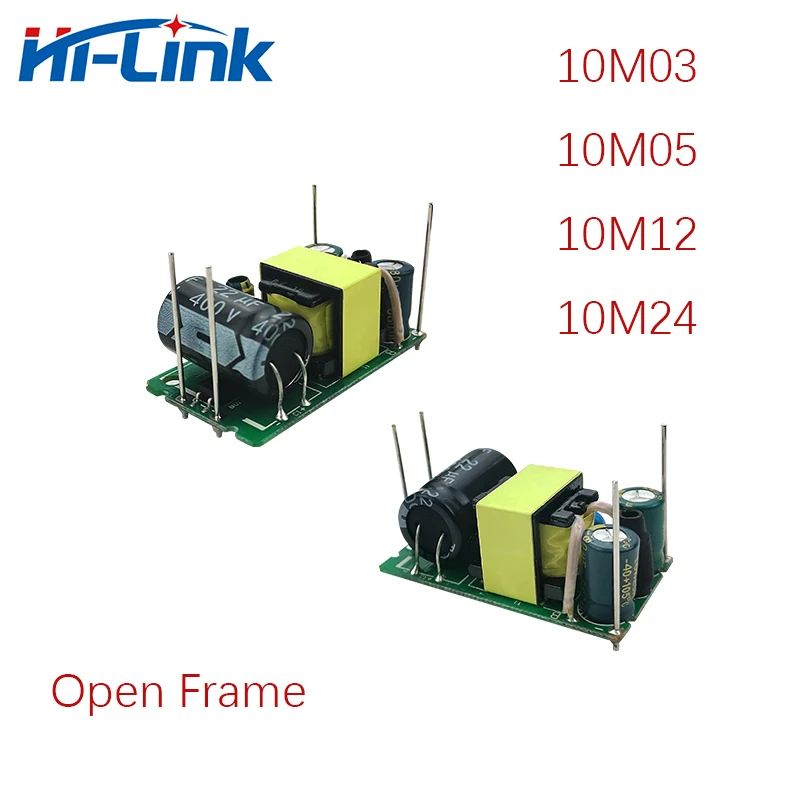 

10pcs/lot 3.3V 5V 12V 24V 10W Open Frame AC-DC Converter module circuit for power step down Hi-Link Factory