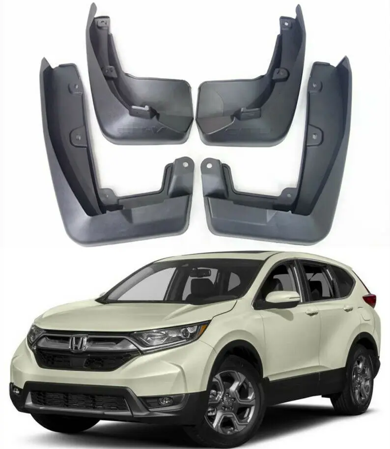 4pcs Exterior Wheel Mudflaps Mudguards For Honda CRV CR-V 2017 2018 2019 2020 Car Mud Flaps Mud Guards Splash Guards Accessories