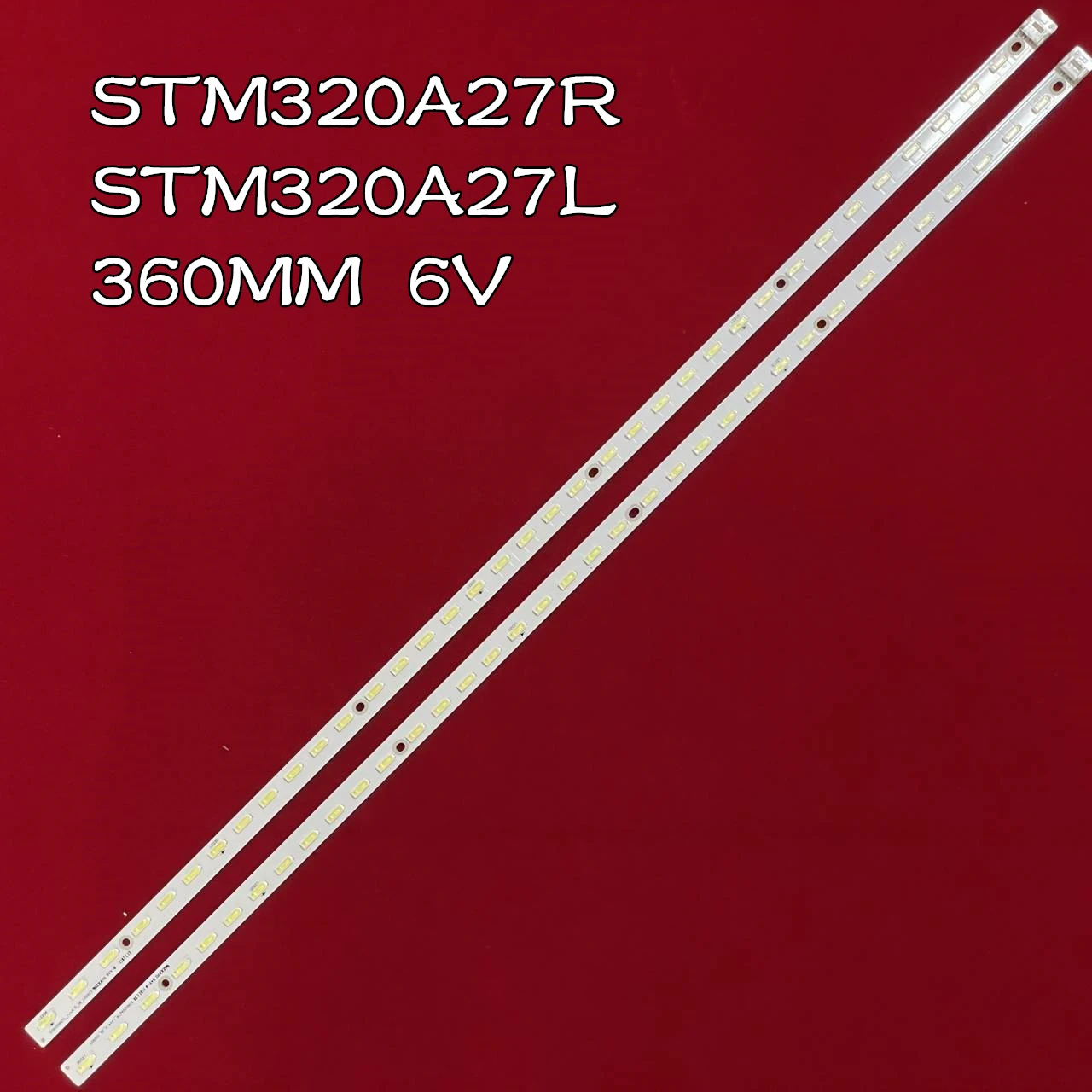 2 stücke led hintergrund beleuchtung streifen für TC-L32X35X TH-L32X30C le32hwb TX-L32X3E stm320a27r stm320a27l