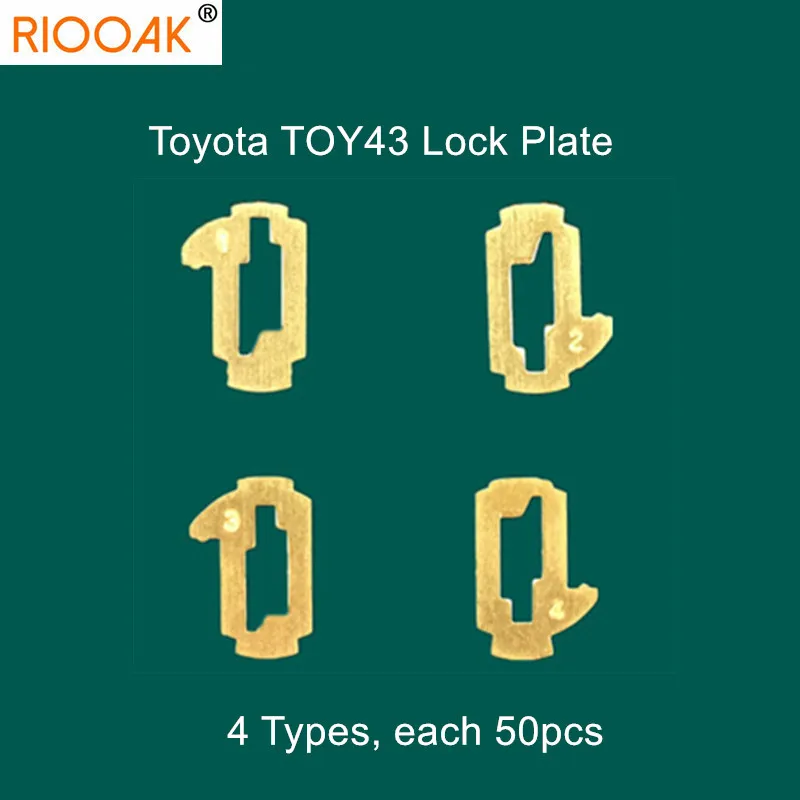 200pcs/lot TOY43 Car Lock Reed Plate For Toyota Camry Corolla NO.1.2.3.4 Lock Reed Locking Plate Each 50PCS