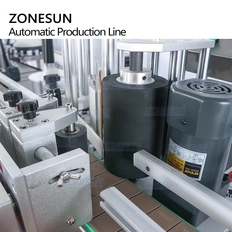 Zonesun ZS-FAL180A8 bomba magnética automática cheia de suco líquido garrafa água enchimento tampando e máquina rotulagem linha