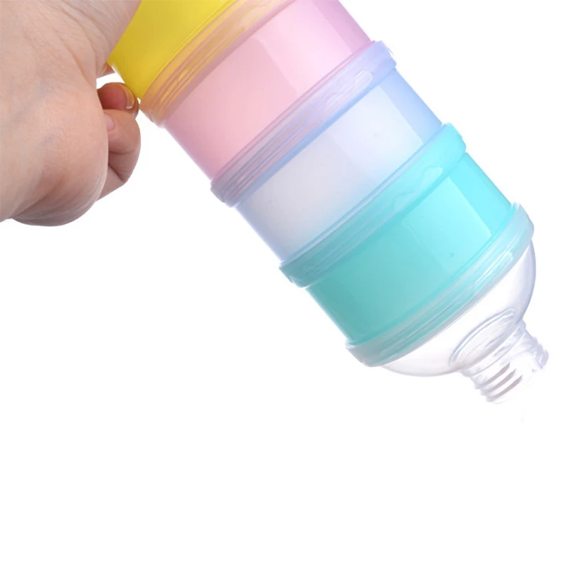 3/4 feed Formula Dispenser Twist-Lock scatola impilabile per latte in polvere contenitore per alimenti per bambini per bambini nessuna perdita di polvere