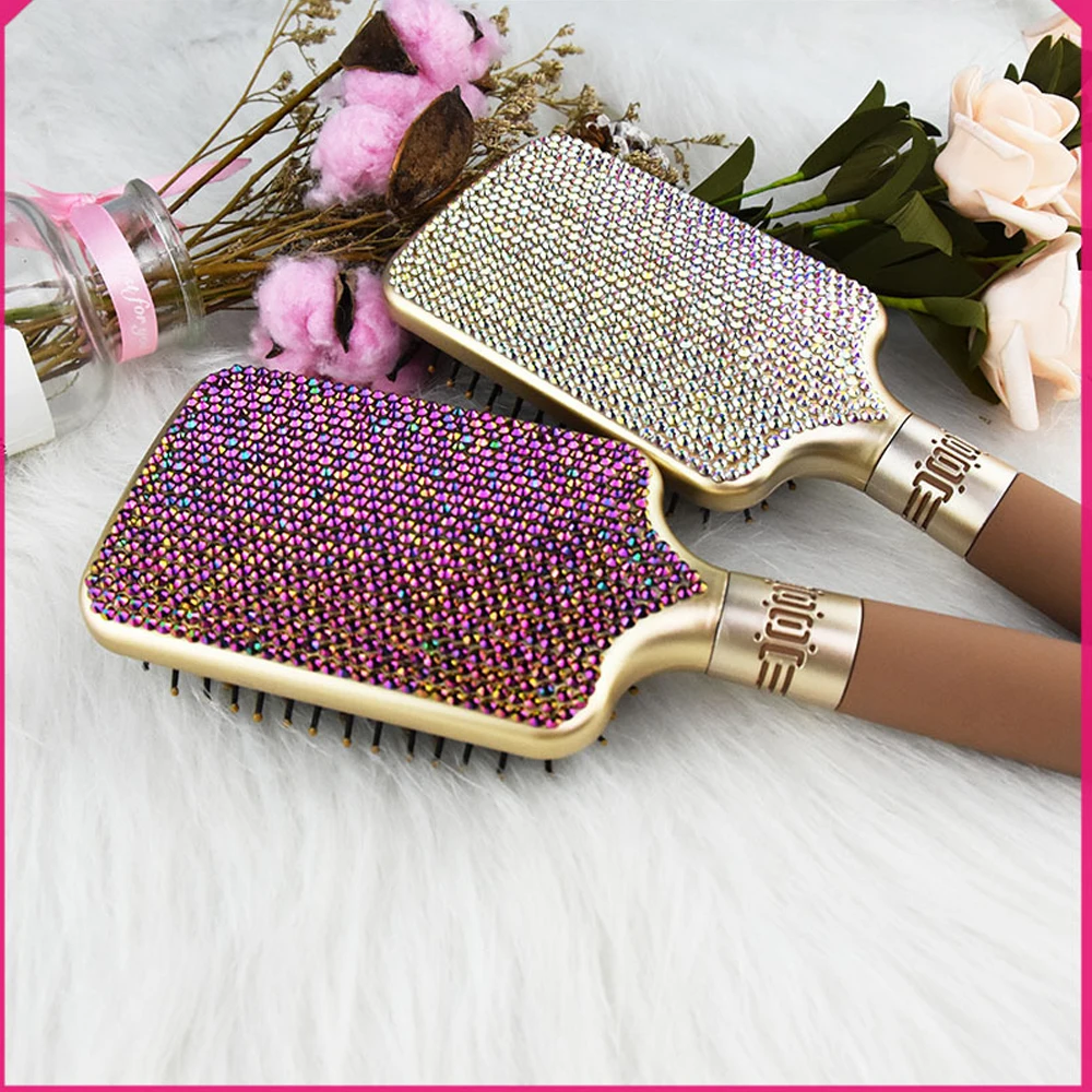 Bling Rhinestone Hair Brush  Airbag Comb Hair Scalp Massage Comb Air Cushion Styling Tools for Women Hair Beauty Tools