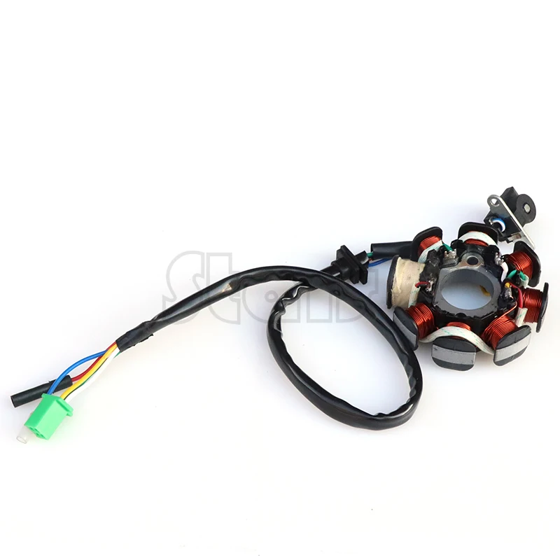 8 Poles Coil Magnetic ignition stator Generator for 125cc 150cc GY6 Engine