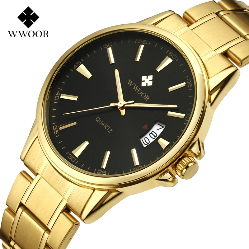 

WWOOR Men Classical Analog Quartz Watch Ultra Thin Fashion Casual Date Seiko VJ32 Movement Wrist Watches relogio masculino