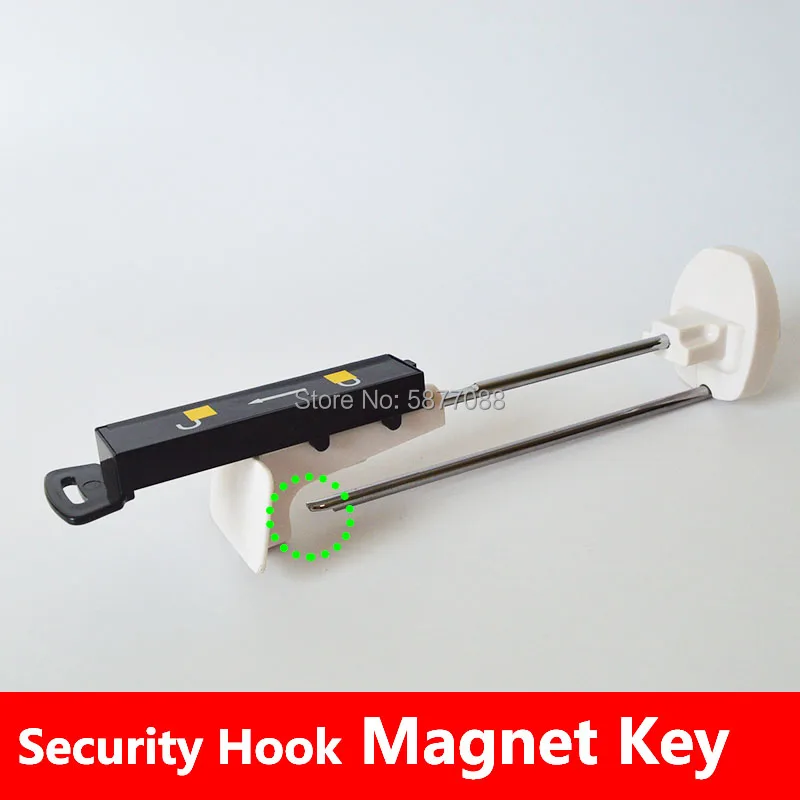 Destacador magnético Gancho de segurança, chave magnética, S3 Handkey Remover, Lockpick, Release Key, Display, Stop Lock