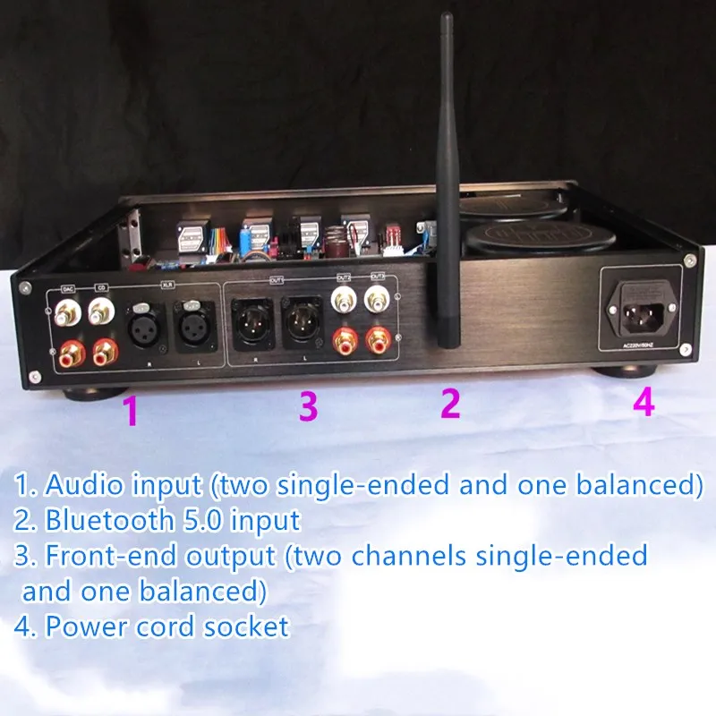 Nuovo pre-stadio di sintonizzazione della febbre HIFI di classe A pura C300MKII, uscita buffer di classe A discreta, impedenza 47K, 5Hz-120KHz (+0/-2dB)