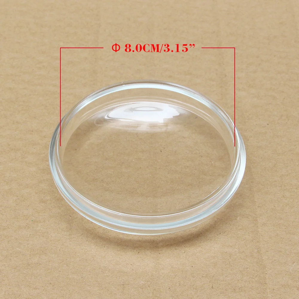Cawanerl For Infiniti EX EX25 EX35 EX37 FX FX35 FX37 FX45 FX50 FX30D Car Round 90mm Front Bumper Fog Light Glass Cover Lens