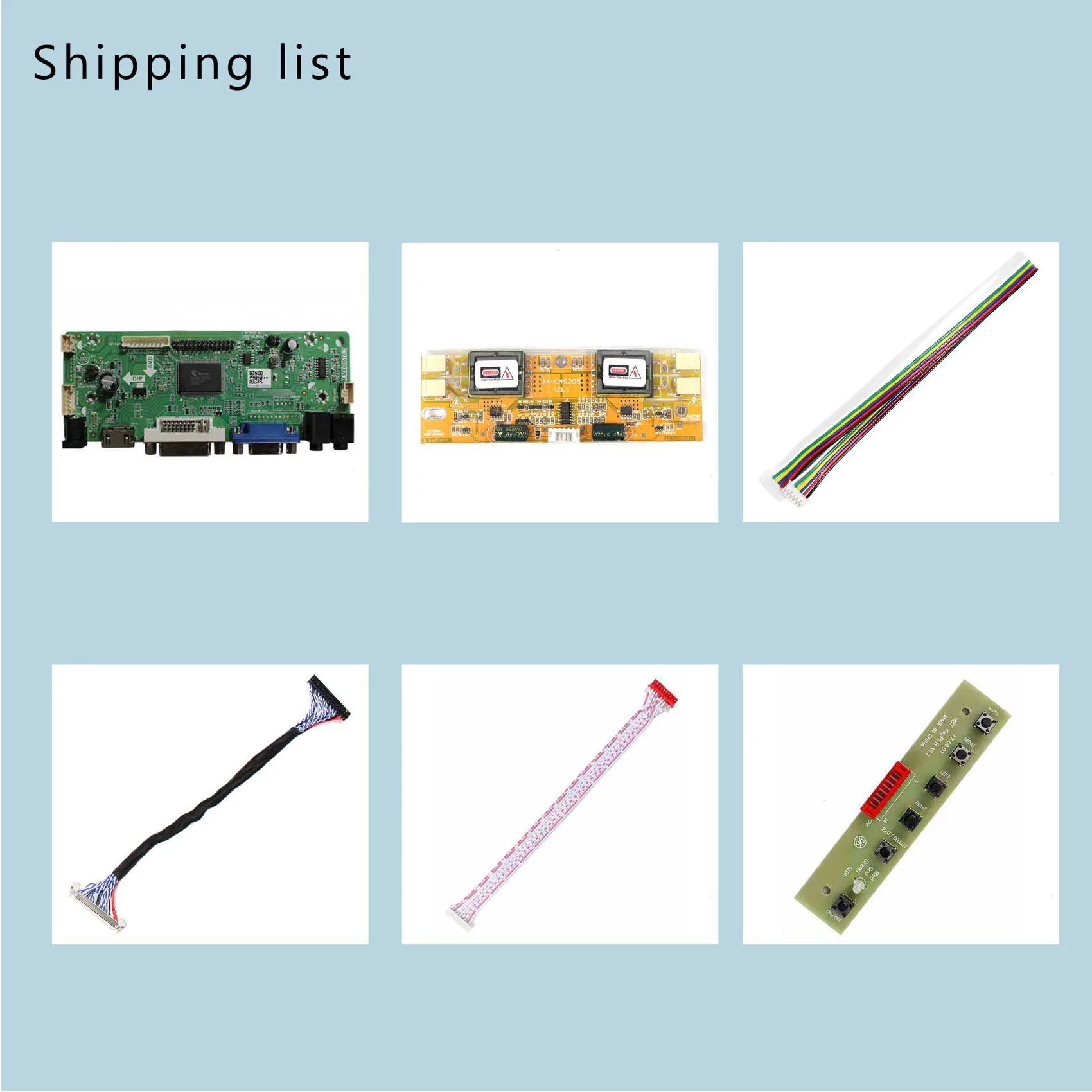 Hd mi + vga + dvi + オーディオlcdコントローラボードm.NT68676ため19 "LTM190M2-L31 1440 × 900液晶画面