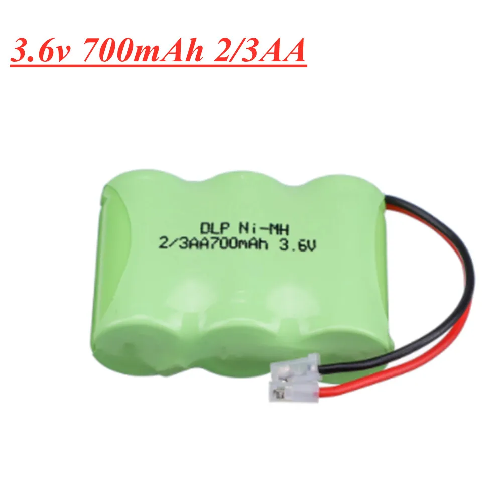 الأصلي ni-mh 2/3AA 3.6 فولت 700mAh ni-mh 2/3AA بطارية قابلة للشحن حزمة مع المقابس ل هاتف لاسلكي