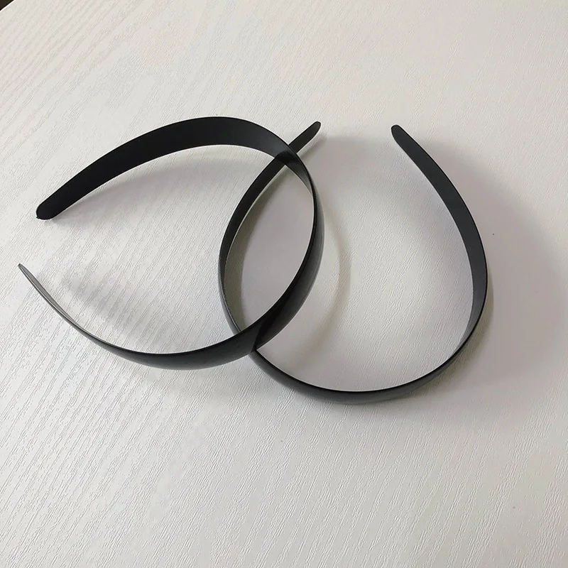 10 قطعة 2 سنتيمتر 2.5 سنتيمتر 3 سنتيمتر 39 سنتيمتر طول زائد مقوس الأسود عادي البلاستيك الشعر Headbands لا الأسنان العصابات الشعر الخام الشعر هوب للنساء DIY بها بنفسك #3