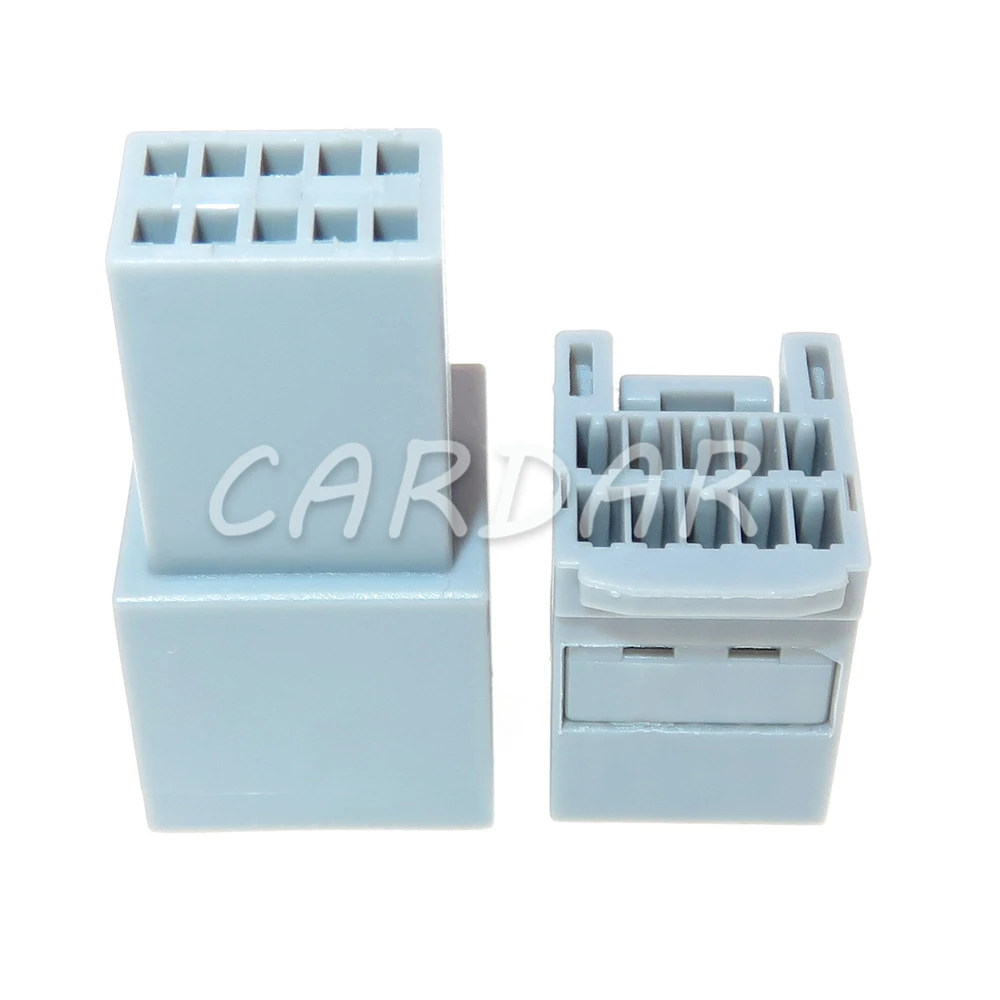 1 Set 10 Pin 1.2 Series Auto Door Electric Wire Connector AC Assembly Male Female Docking Socket Plastic Housing Unsealed Plug