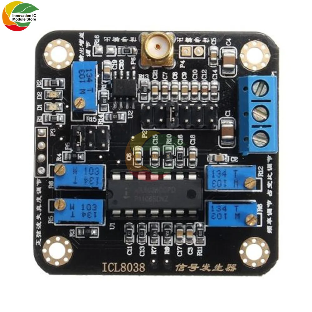 ICL8038 Low Frequency Signal Source Signal Generator Module Sine Wave Triangular Wave Square Wave Waveform Generation