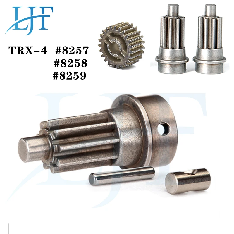 

LJF 2 шт. металлический передний/задний портальный привод вход/выход, набор шестерен шпинделя для Traxxas TRX4 TRX-4 8257 8258 8259 1/10 RC Гусеничный L302