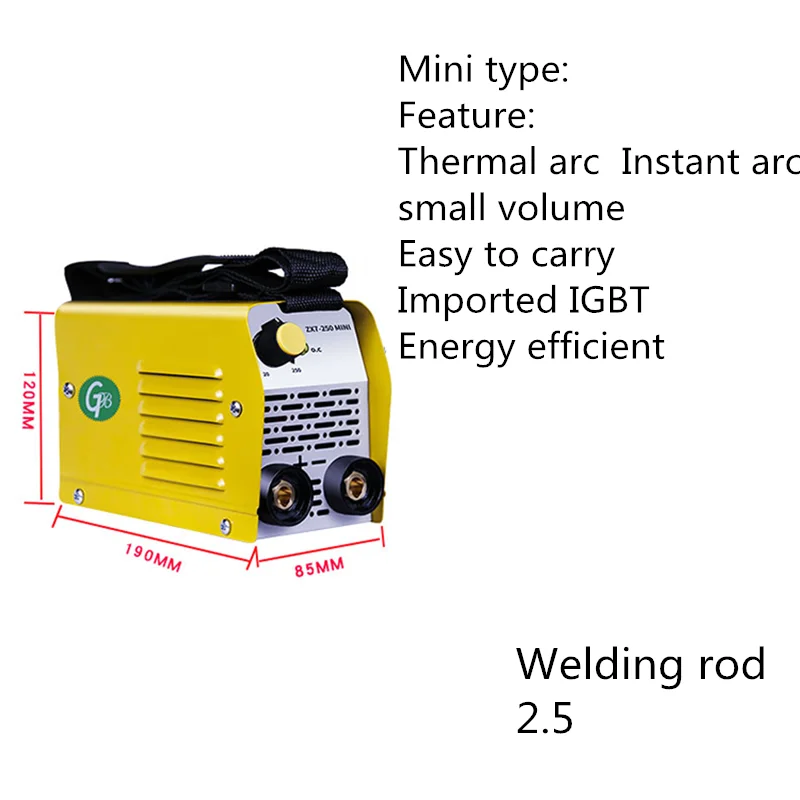 

Welding Machine 220v Mini Portable Industrial IGBT ARC Welder Inverter