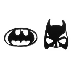 Punk Gothic Stainless Steel Demon Bat Stud Earrings Devil Black Stud Ear Piercing Jewelry For Women Girl Halloween Day Gift