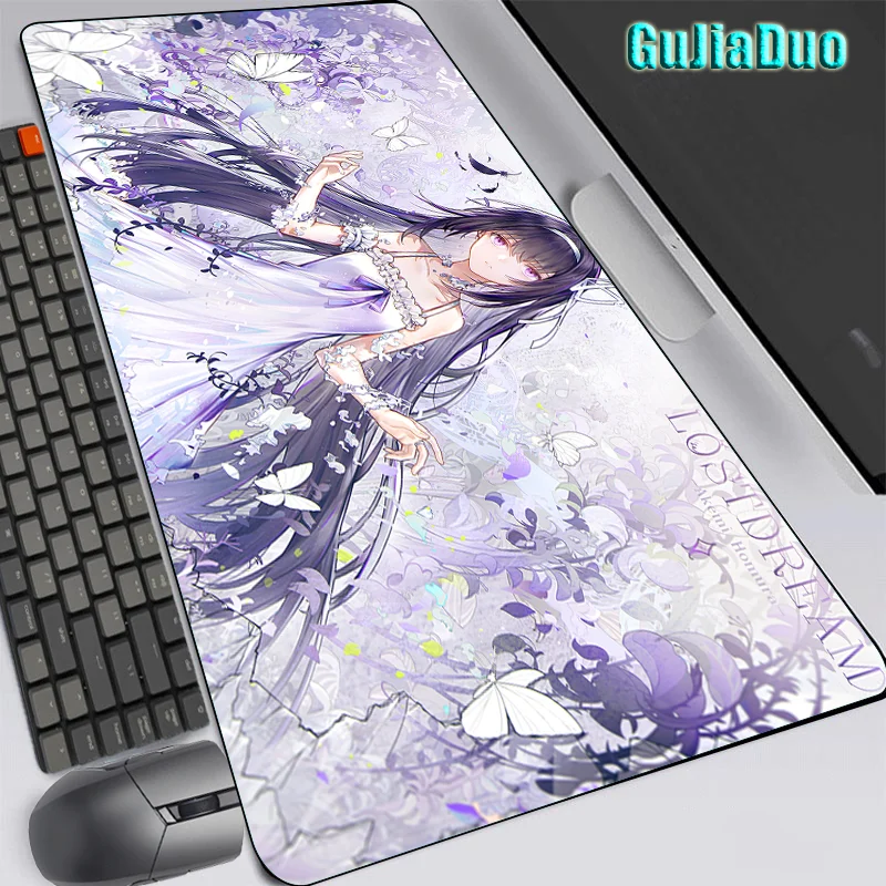 Wearing A White Wedding Clothes Anime Mouse Pad Gamer Laptop Table Desk Mat Gaming Room Accessories Kawaii Comic Mousepad Carpet