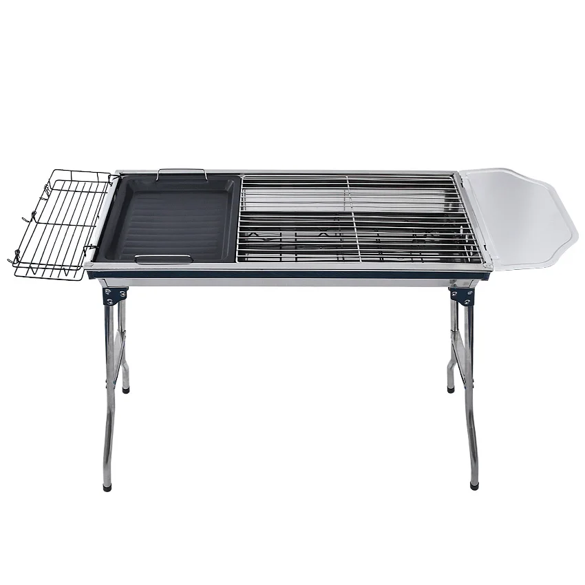 

New Charcoal Grills Portable and foldable grill for frying meat and shish kebabs,Thick stainless steel Material grill 5 or more