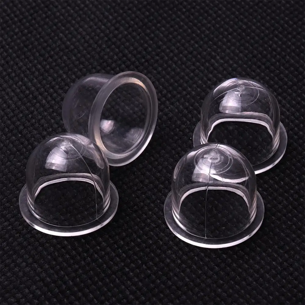 4Pcs 19mm Rubber Fuel Pump Carburetor Oil Bubble Primer Bulb White Transparent for Chainsaws Trimmer Brush Cutter Clear Tool