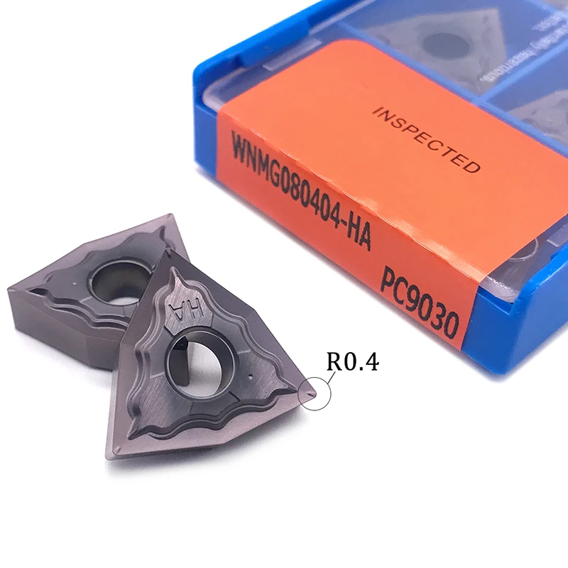 WNMG080404 WNMG080408 HA PC9030 Inserts 100% Original High Quality External Turning Tool Carbide Insert For Stainless Steel