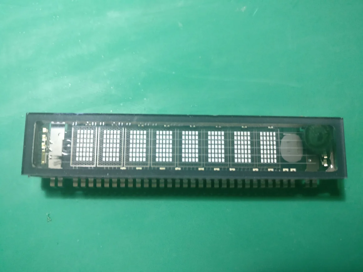 Futaba 8MD06INKM VFD phosphor screen display module 8-bit 5x7 lattice dot matrix VFD 8-MD-06INKM