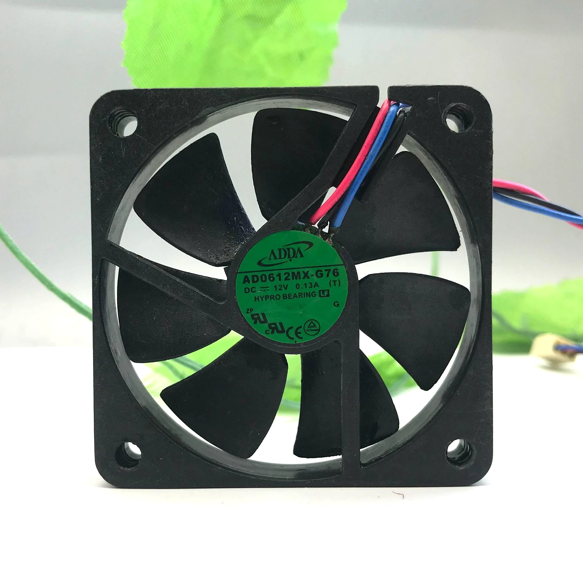 

AD0612MX-G76 For ADDA Cooling Fan 6cm DC 12V 0.13A 60x60x10mm 3-wire