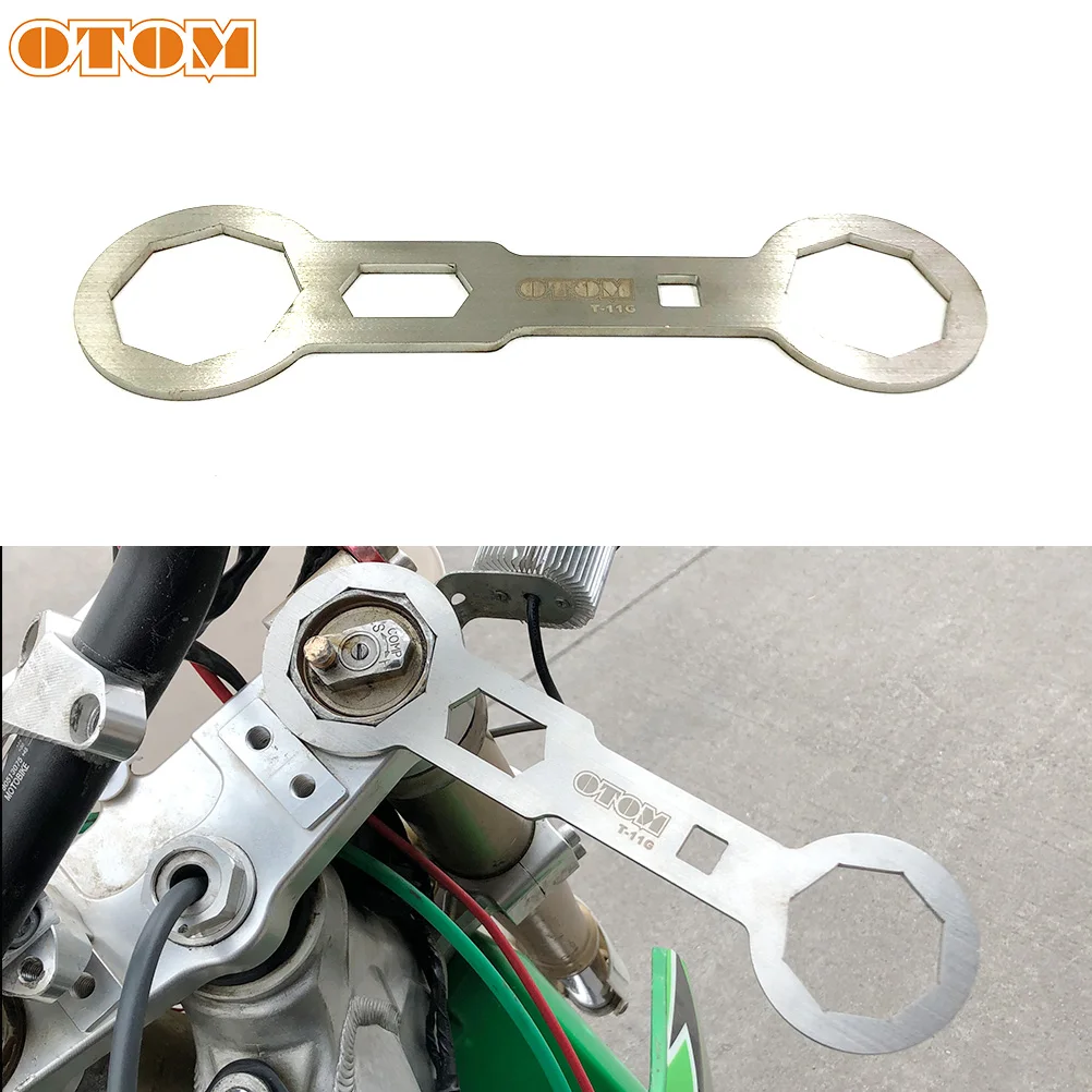 OTOM 45.5/50mm Fork Cap Wrench Tool Motorcycle Motos Front Shock Absorber Remove Wrench Dirt Bike Repair Tools Accessories Parts