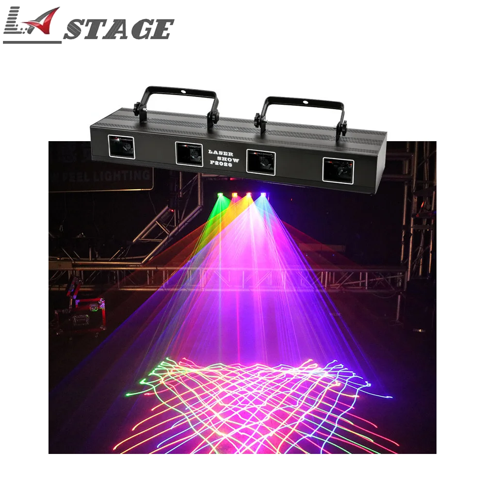 

Strengthen Version 4 Heads 4 Colors Laser Bar And KTV Laser Light Laser Lighting