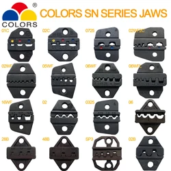 Crimping Dies SN 시리즈 크림 퍼 펜치 Jaws DuPont2.54/XH2.54/2.8/4.8/6.3/VH3.96/5557 플러그/튜브/절연 단자 공구