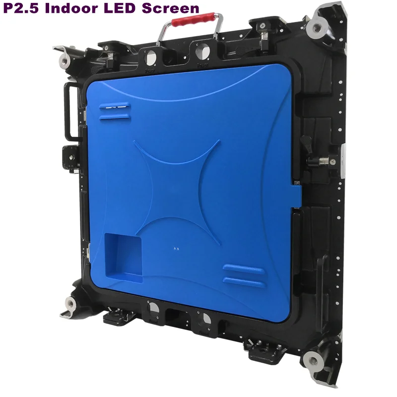 HD P2.5 Indoor LED Tv 640X640Mm SMD RGB Full Color Die Casting Kabinet LED Display Layar