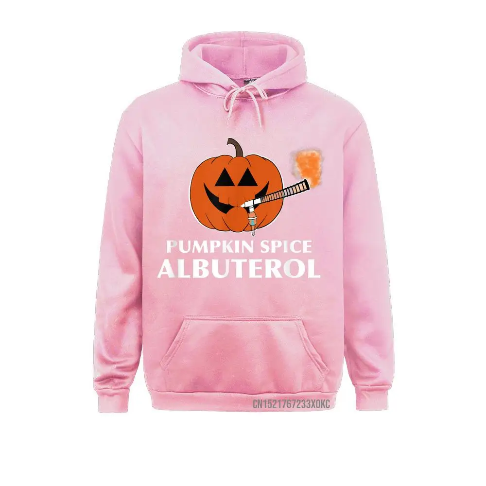 Respiratory Therapist Pumpkin Spice Albuterol Treatment Hoodie Company Men's Sweatshirts Holiday Hoodies Print Clothes