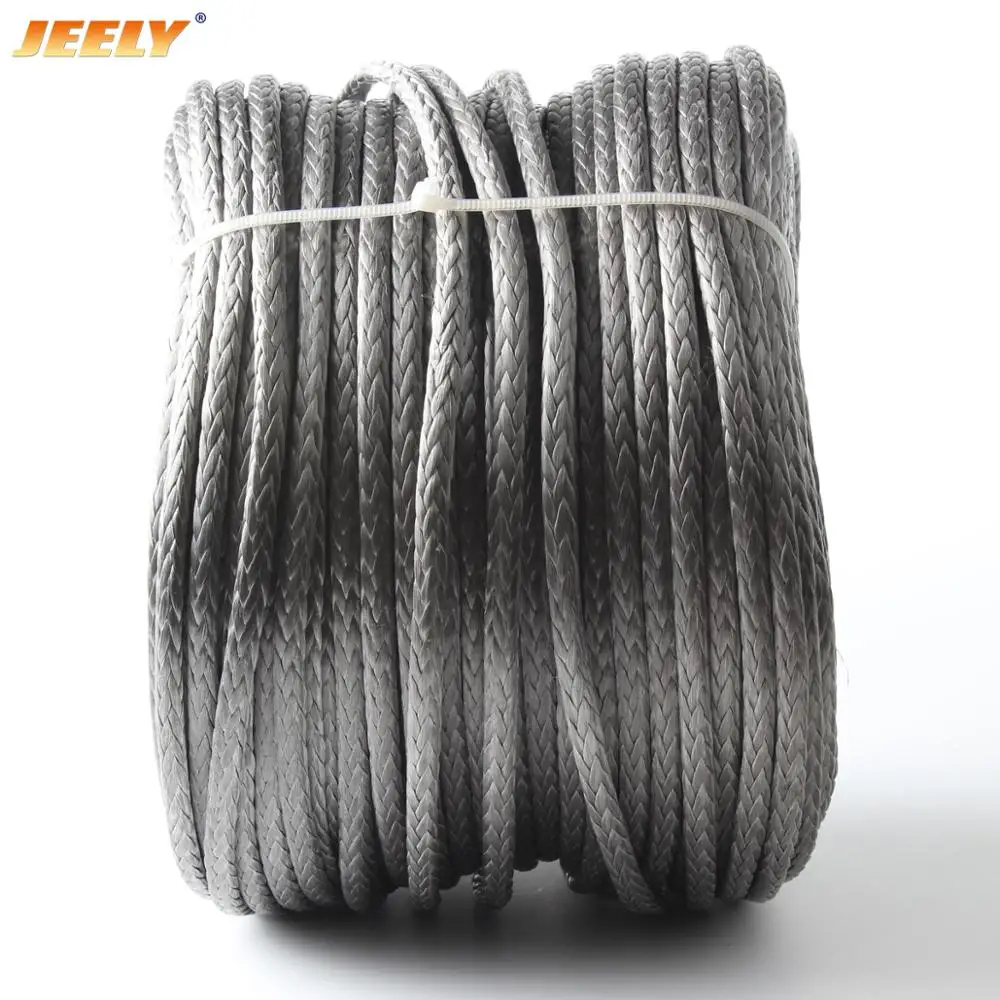 JEELY 100M 12 weaves 6mm Hollow Braid Sail plane Towing Rope