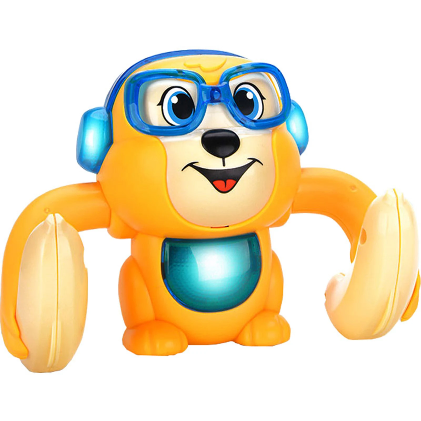 Cute Monkey Animal Doll Musical Tumbling Toy Children Electric Toys 360 Degree Flip Touching Voice Control SAL99