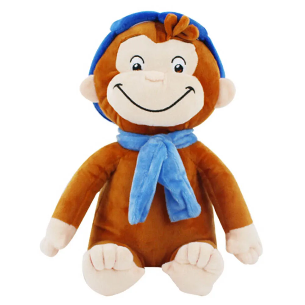 

30cm Curious George Plush Toys Cartoon Monkey Stuffed Animals Dolls Birthday Gift for Children