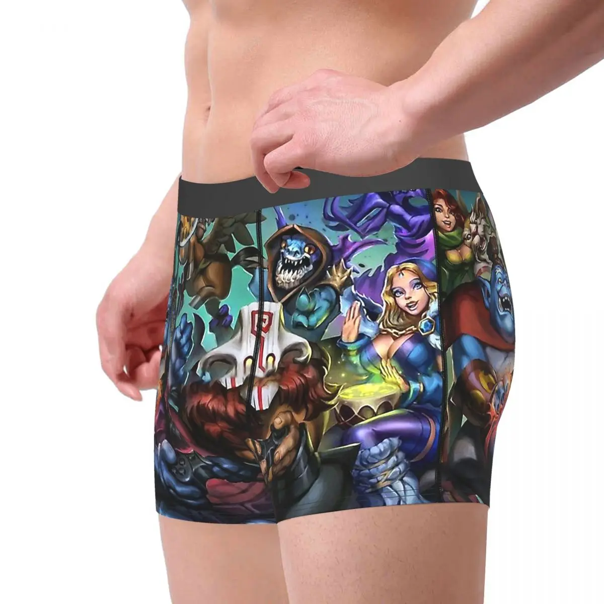 DOTA Multiplayer Online Battle Arena Game Game Characters Underpants Cotton Panties Male Underwear Ventilate Shorts Boxer Briefs