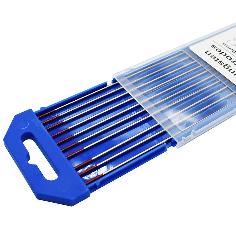 10pcs/Box Welding Electrodes Rods 1.0/1.6/2.4mm Lanthanum Tungsten Electrodes Low Temperature Tig Soldering Rods Set for Welding