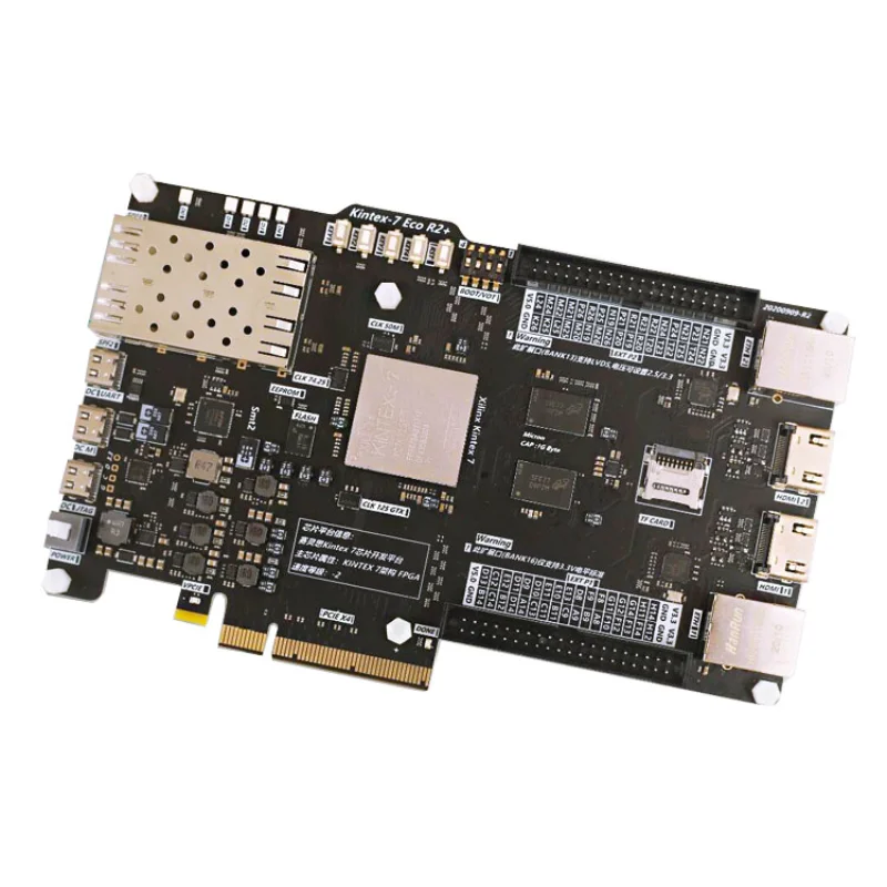 FPGA Xilinx Kintex-7 XC7K325T PCIE Development Board with Dual Gigabit Ethernet Ports Dual 10-Gigabit SFP+ Optical Communication