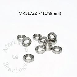 MR117ZZ 7*11*3(mm) 10PCS Metal Sealed Miniature chrome Steel Bearings