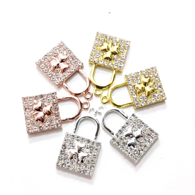 

10pcs Lock charms picked at random for women DIY jewelry accessories K006